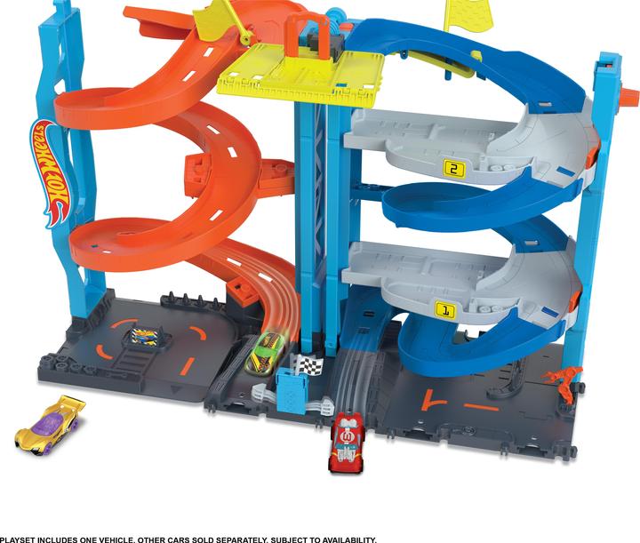Hot Wheels City Transforming Race Tower