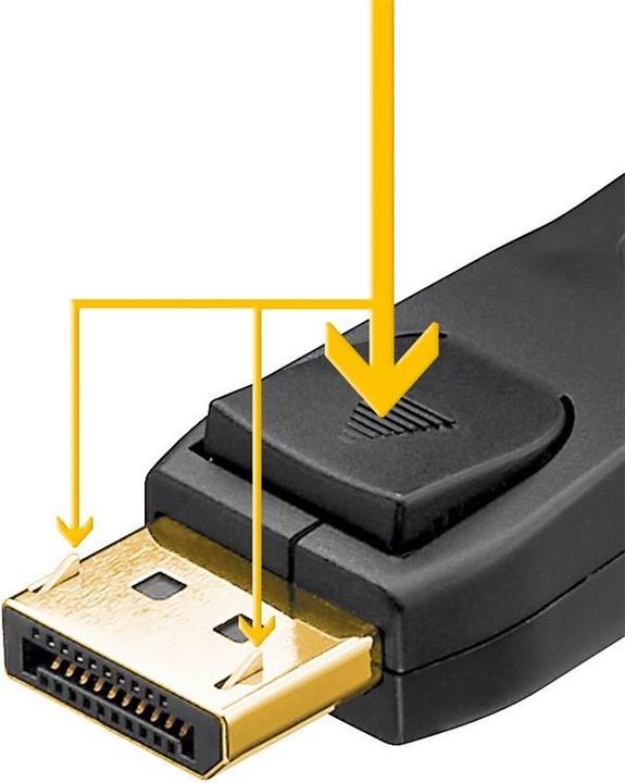 Produktbild Goobay DisplayPort-Kabel 2.1, 80 Gbit/s (1 m, DisplayPort)