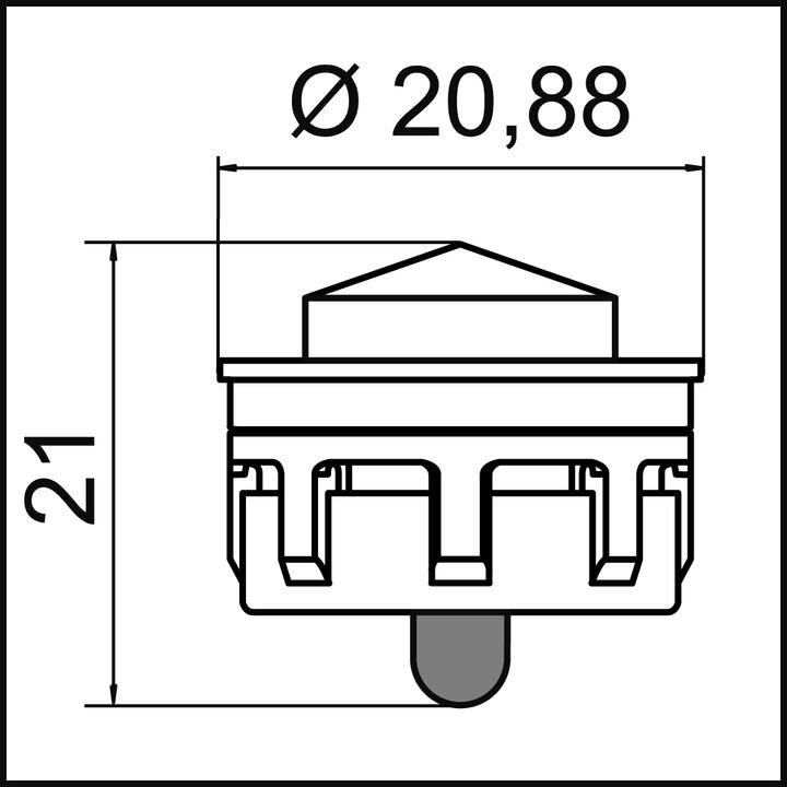 Actual product image Neoperl Push inner part