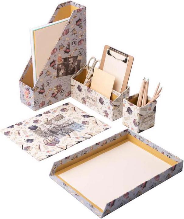 Harry Potter 5-piece pencil holder, beige