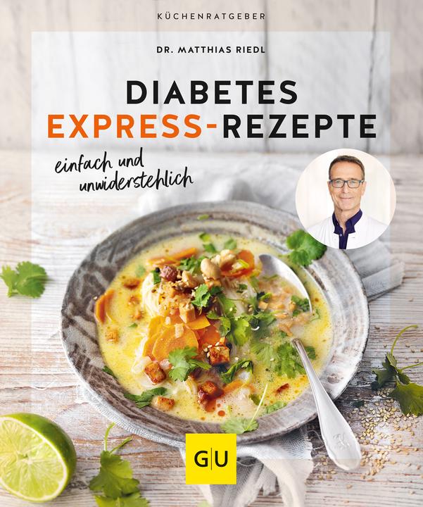 Actual product image Diabetes Express-Rezepte (German, Matthias Riedl, 2023)