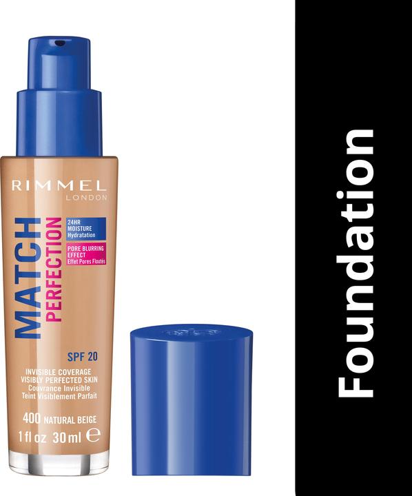 Produktbild Rimmel London Match Perfection SPF20 (400 Natural Beige)