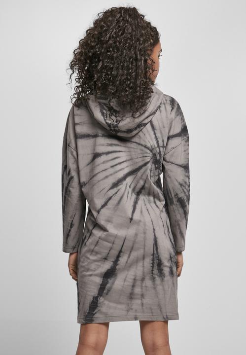 Actual product image Urban Classics Ladies Oversized Tie Dye Hoody Dress (XS)