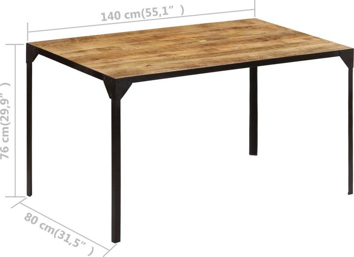 Image du produit VidaXL Georgeanna (140 x 80 x 76 cm)