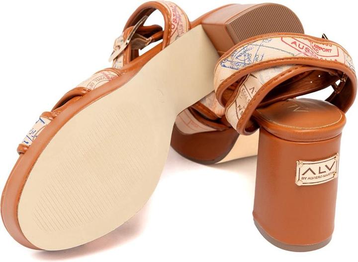 Actual product image ALV by Alviero Martini Damen-Sandalette Mit Absatz - Modell Eterea Prime - 100% Polyurethan (36)