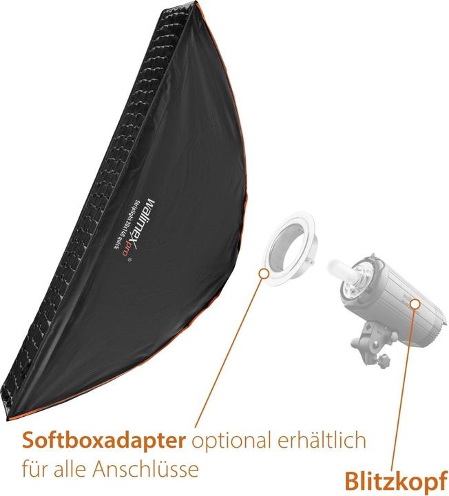 Image du produit Walimex pro pro Studio Line Striplight QA 30x140cm (Boîte à lumière)