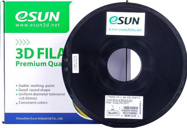 Actual product image eSUN Filament PVA175N05 PVA waterl (PVA, 1.75 mm, 500 g, Beige)