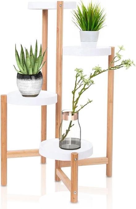 Produktbild Hermex Blumenständer Pflanzen Ständer Regal Halter Treppe Gestell Blumentisch