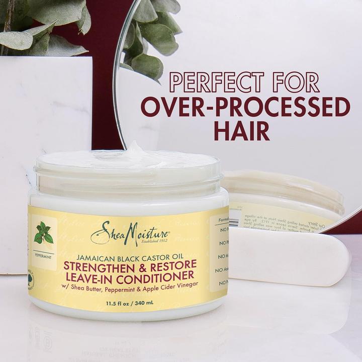 Actual product image Shea Moisture Hair Conditioner Jamaican Black Castor Oil Leave-In (312 g)