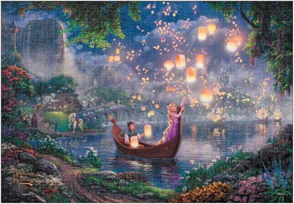 Produktbild Disney Rapunzel Stained Glass Puzzle 500 Teile (500 Teile)