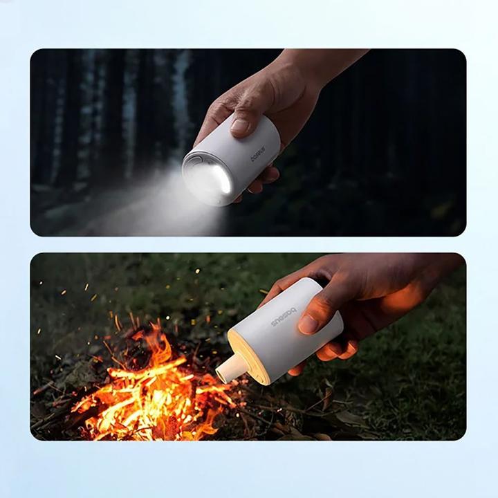 Produktbild Baseus PocketGo Pro Serie Tragbare Luftpumpe Stellar Weiss (Eingebautes Display, Eingebautes Mikrofon, Akku)
