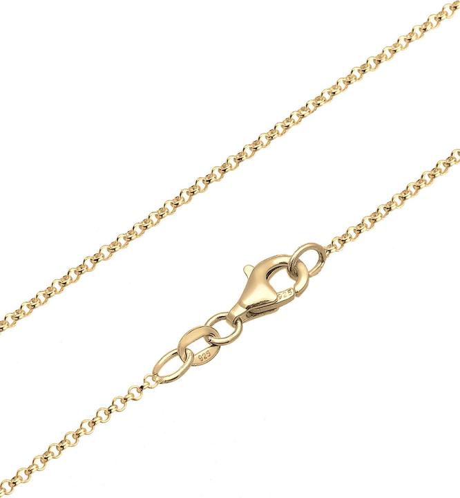 Actual product image Elli Necklace pea necklace globe globe syn. howlite 925 silver (925 sterling silver, Synthetic turquoise, 70 cm)
