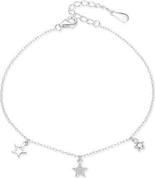 Actual product image Moiss Charming silver bracelet with pendants B0000640 (L)