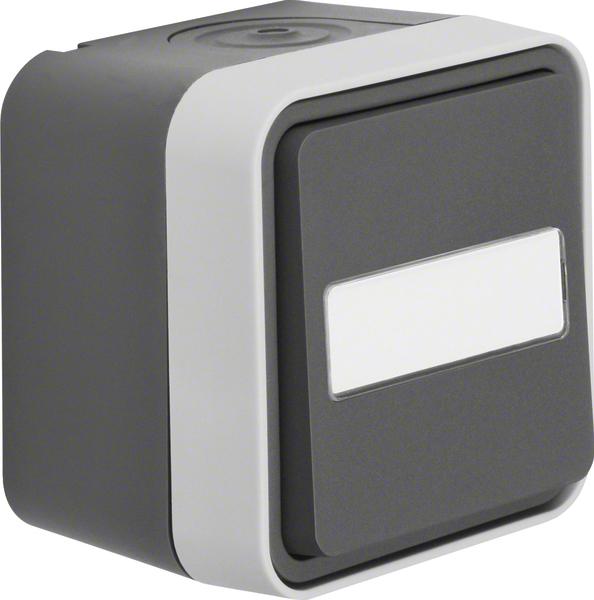 Immagine prodotto Berker Interruttore di commutazione, 30763555 illuminato AP W.1 grigio chiaro
