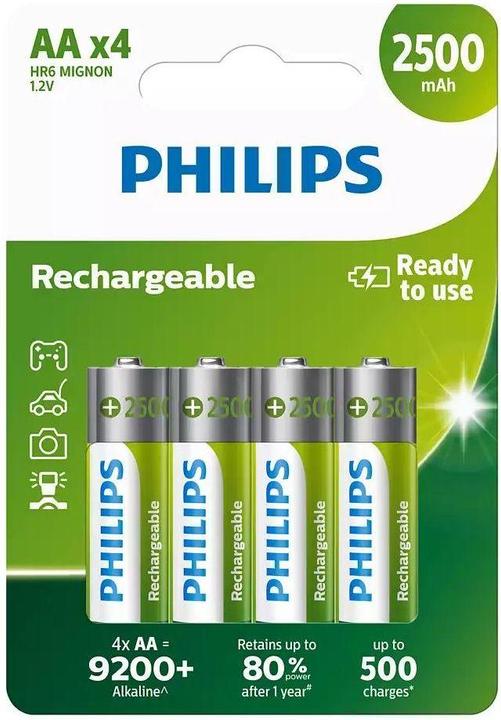 ProPlus Rechargeable (4 Stk., AA, 2500 mAh)