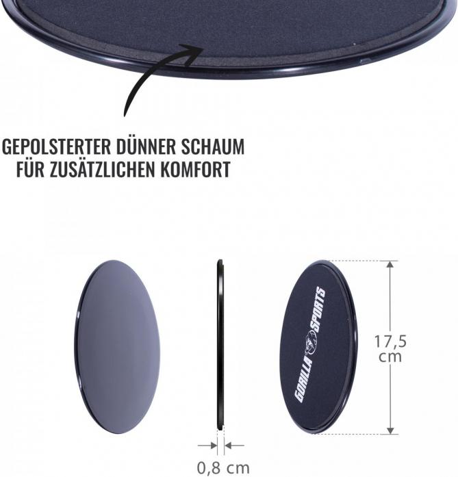 Image du produit Gorilla Sports Coussinets de glissement