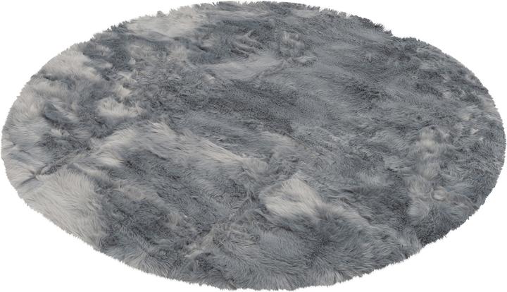 Produktbild Pergamon Luxus Super Soft Fellteppich Aspen Rund Meliert (160 x 160 cm)