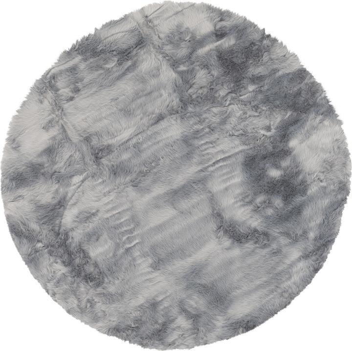 Produktbild Pergamon Luxus Super Soft Fellteppich Aspen Rund Meliert (160 x 160 cm)