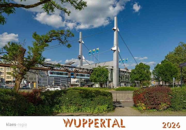 Produktbild Wuppertal 2026 Bildkalender A4 Spiralbindung (A4)