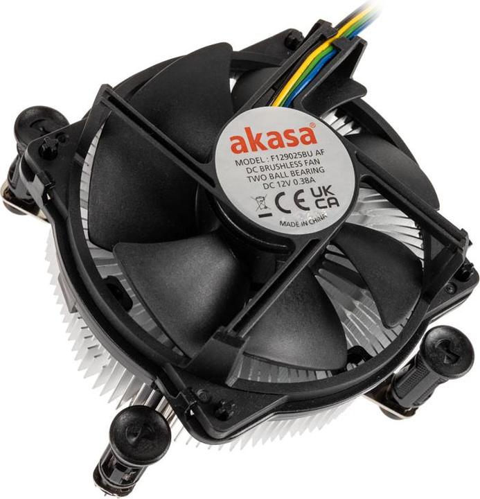 Produktbild Akasa Copper Core Cooler for Intel LGA1700 up to 125W TDP. pushpin (63.20 mm)