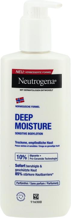 Actual product image Neutrogena Body Lot Deep Moist Sen 250ml (Body milk, 250 ml)