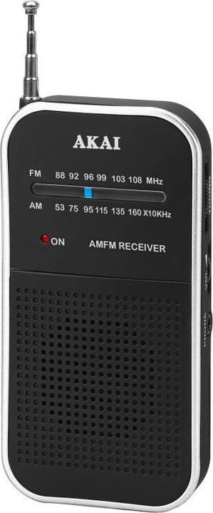 Akai Professional APR-350 radio Portable Analog Black (FM, AM)