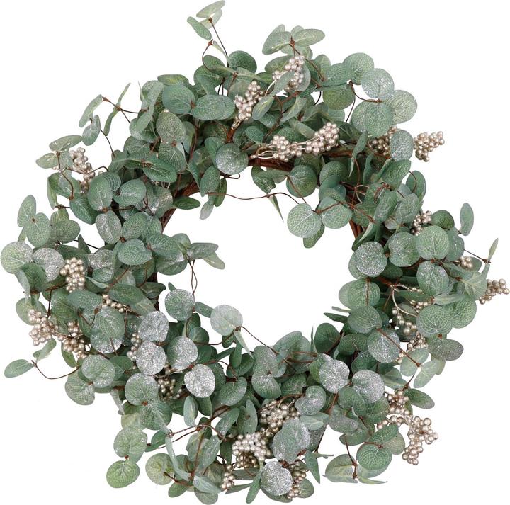 Hoff Interieur Couronne d'eucalyptus ø 46 cm, plastique