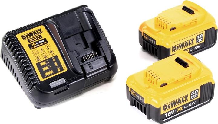 Produktbild DeWalt DCC 018 N Akku Luftkompressor 18V 11bar KFZ + 2x Akku 4,0Ah + Ladegerät (11 Bar, 14.70 l)