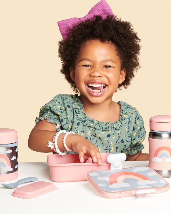 Actual product image Skiphop Spark Style Lunch Set Rainbow