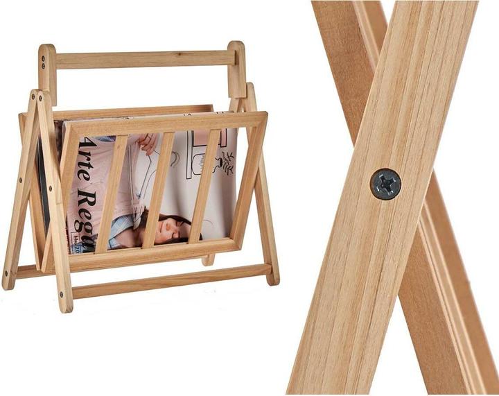 Actual product image Kipit Zeitschriftenkorb XJL146062 Braun Holz 30 x 37,5 x 36,5 cm (12 Stück)