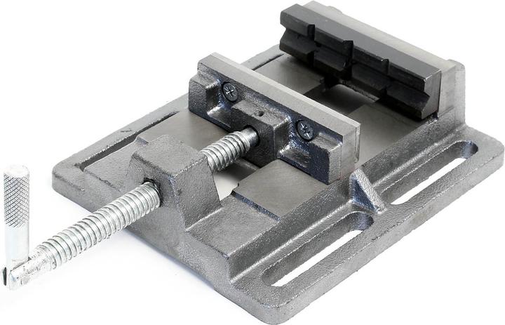 Produktbild Wiltec Maschinenschraubstock 75mm Werkstatt Schraubstock Tischbohrmaschine (75 mm)