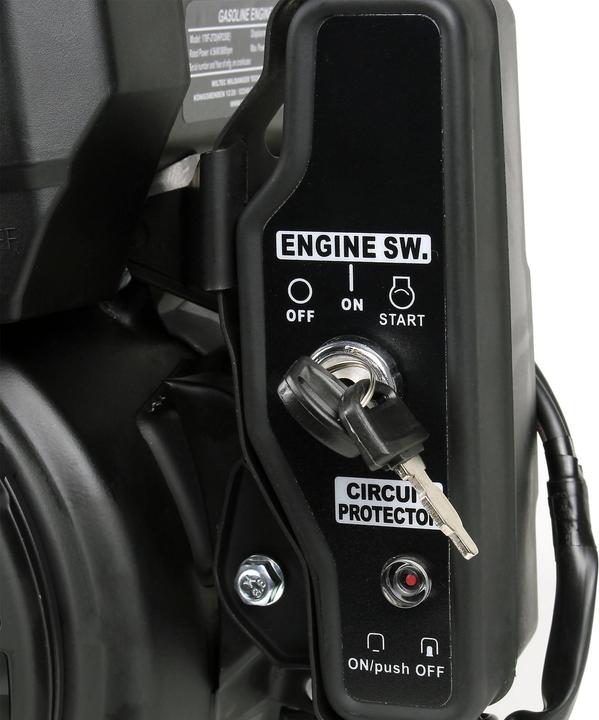 Immagine prodotto Wiltec LIFAN KP230E Motore a essenza monocilindrico 20mm 6,5CV Démarreur élec. Placca vibrante Chantier