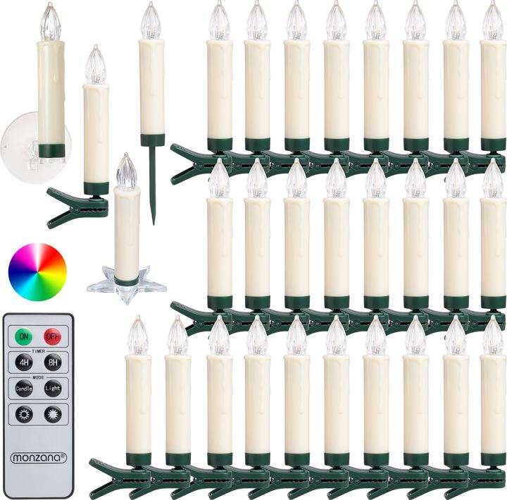 Monzana Weihnachtsbaumkerzen (1 x)