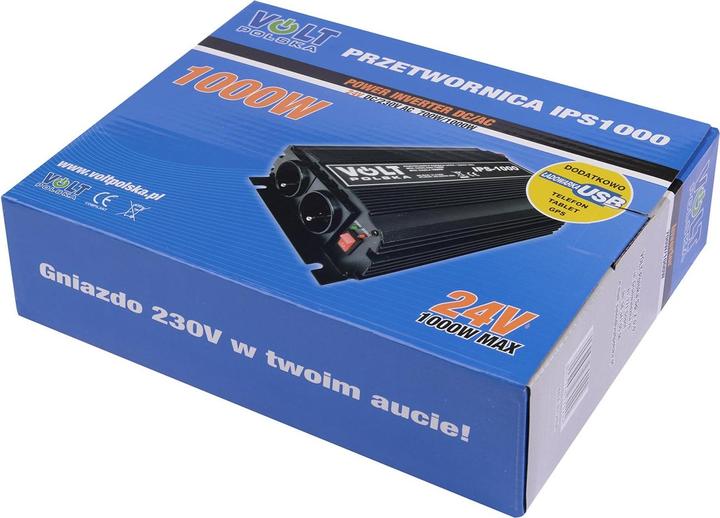 Actual product image No Name VOLTAGE CONVERTER POLSKA IPS-1000 24V / 230V 700/1000 W