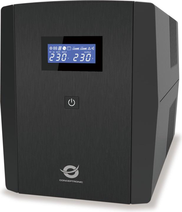 Produktbild Conceptronic ZEUS USP 2200VA 1320W 4xUK Sockets HID,USB,RJ45 (2200 VA, 1320 W, Line-Interaktiv USV)