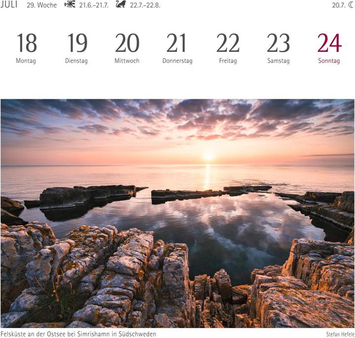 Produktbild Harenberg Postkartenkalender Lichtblicke 2022 (16 x 17.5 cm, Deutsch)