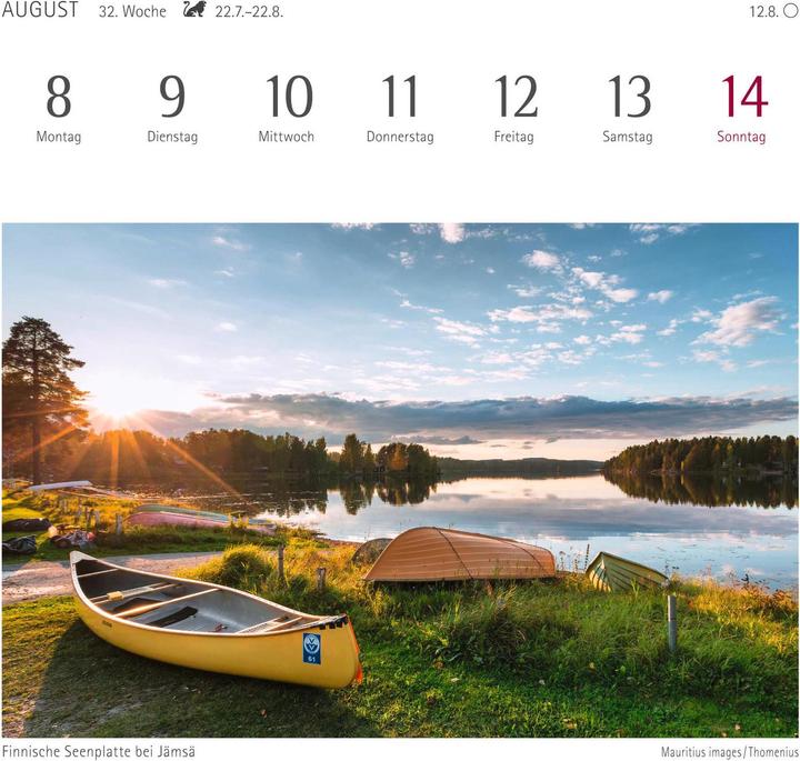 Produktbild Harenberg Postkartenkalender Lichtblicke 2022 (16 x 17.5 cm, Deutsch)