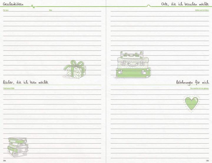 Actual product image Grüner Faden - annual planner, life planner, guidebook - sustainable ideas for the whole year (A5, German)