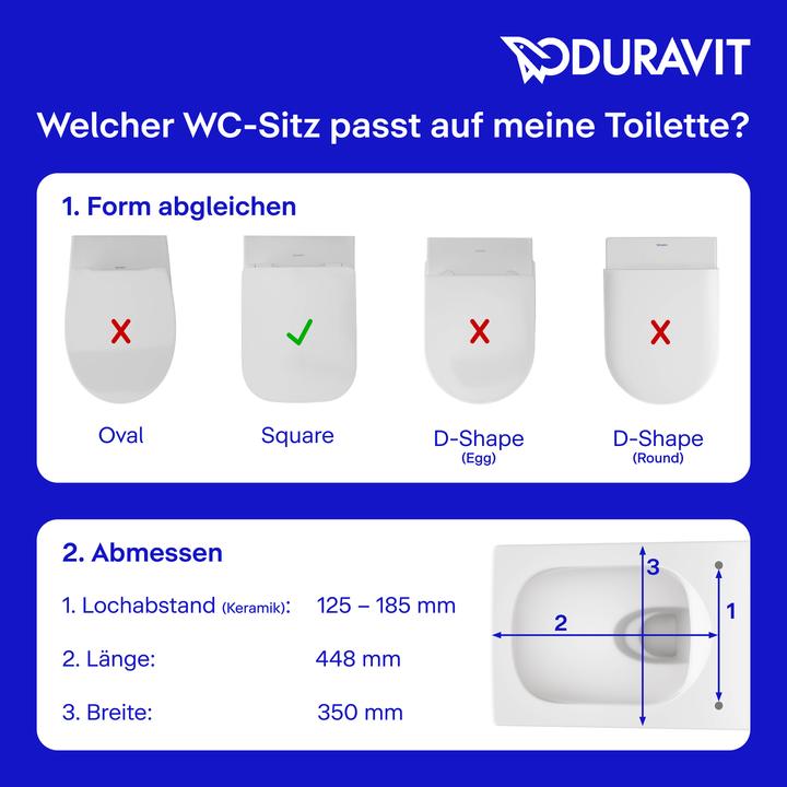 Image du produit Duravit Assortiment de sièges de WC universels Siège de WC