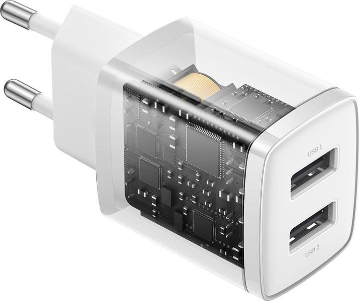 Produktbild Baseus Compact Charger 2U 10.5W EU White (10.50 W)