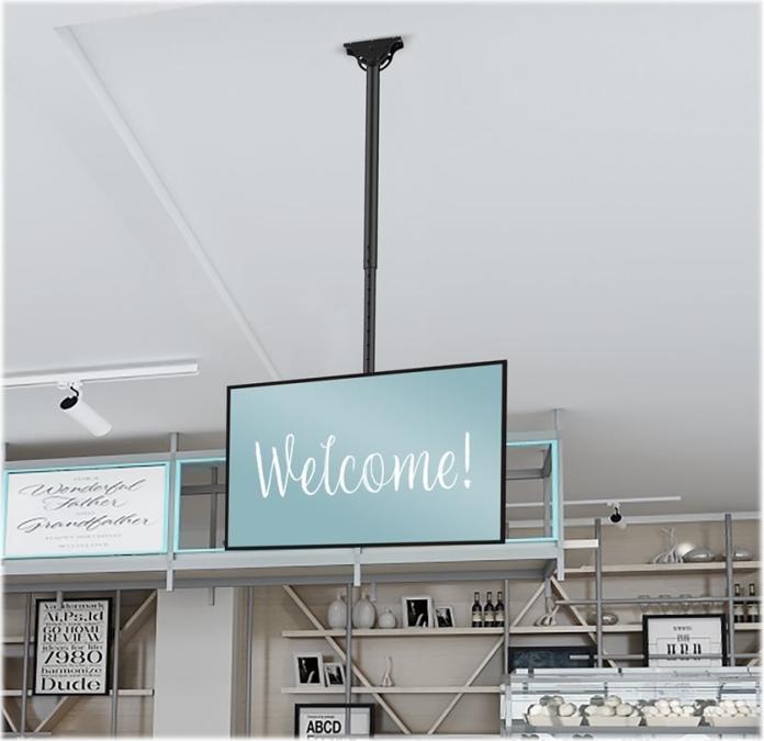 Actual product image Digitus Universal TV Ceiling Mount with Telescopic Height-Adjustment (Ceiling, 70", 50 kg)