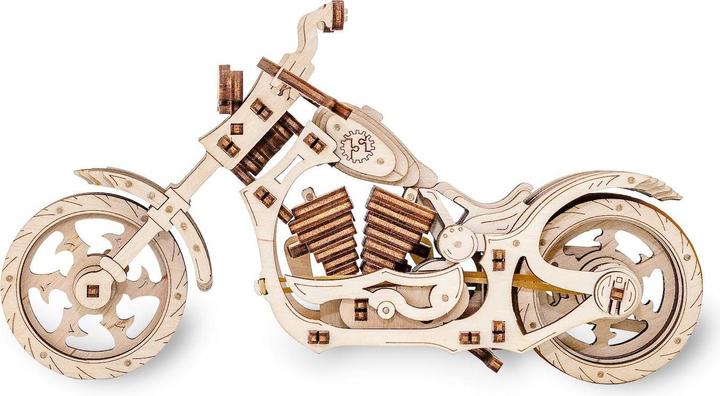 Actual product image Eco Wood Art Motorcycle Cruiser