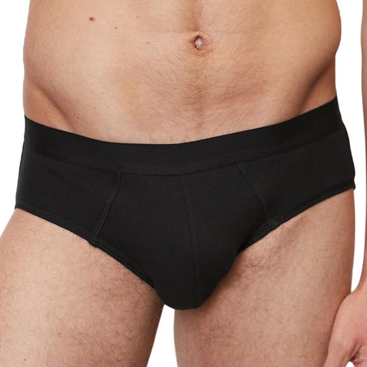 Produktbild Marc O'Polo 2er Pack Iconic Rib Organic Cotton Slip / Unterhose (S, 2er Pack)