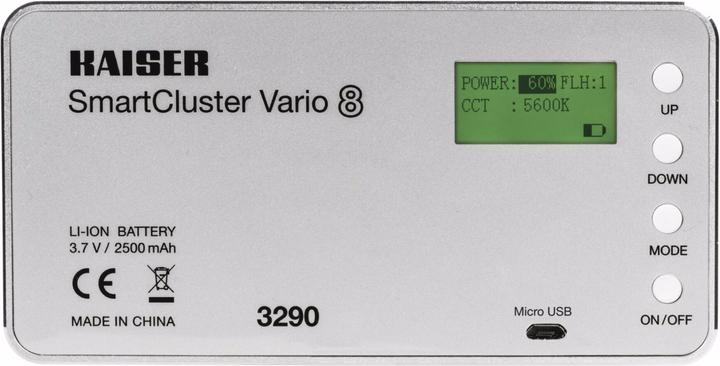 Actual product image Kaiser Fototechnik Kaiser SmartCluster Vario 8 (Video light)