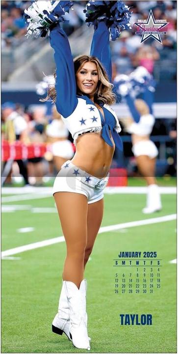 Produktbild NFL - Dallas Cowboys Cheerleaders - 30.5 x 30.5 cm Team Wandkalender 2025 (30.5 x 30.5 cm, Französisch, Italienisch, Spanisch, Deutsch, Englisch)