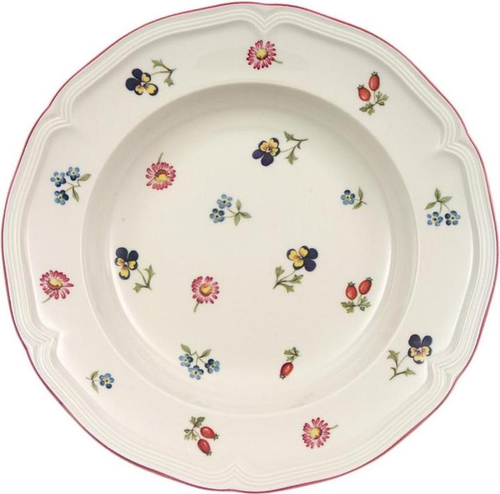 Assiette à soupe Petite Fleur (1 x, 23 cm)