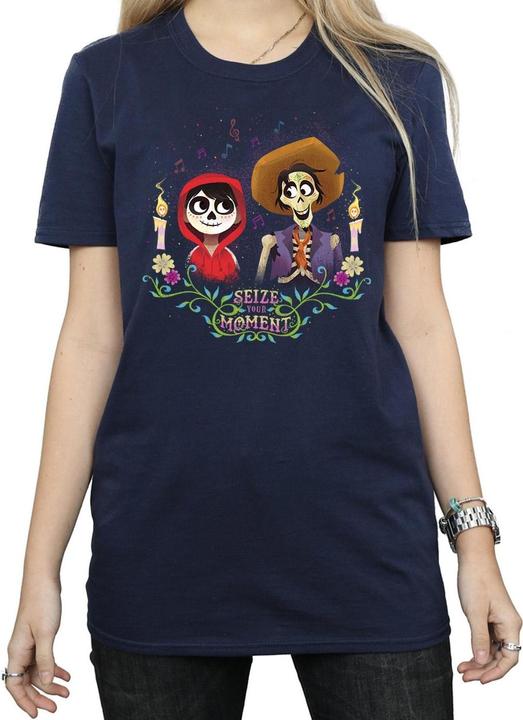 Actual product image Disney Womens/Ladies Coco Miguel And Hector Cotton Boyfriend T-Shirt (XL)