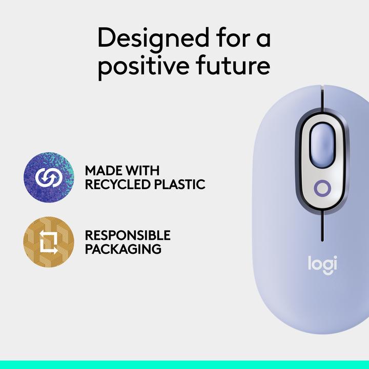 Image du produit Logitech POP Mouse avec emoji personnalisable (Sans fil)