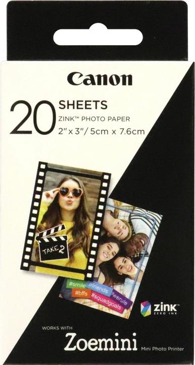 Canon Zinc ZP-2030 (Photo (5x7.6cm), 20 x)