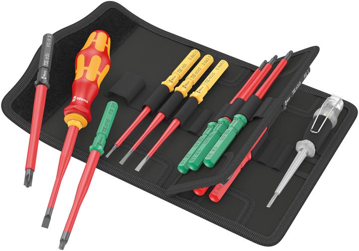 Actual product image Wera Kraftform Kompakt VDE 16 extra slim 1 (Phillipps cross recess (PH), Torx (TX), Pozidriv cross recess (PZ))